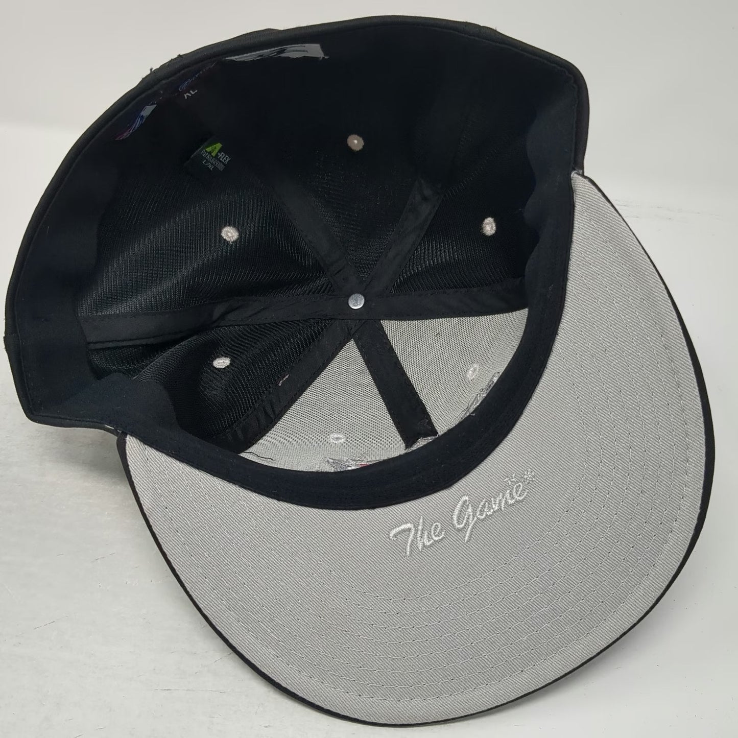 Northwest Nazarene Nighthawks NCAA The Game Cap Black XL A-Flex Gray Brim Hat