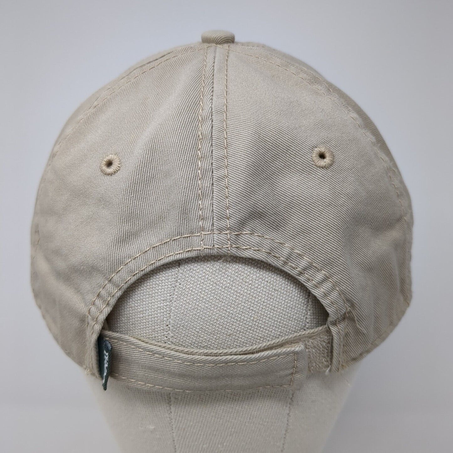 Palm Desert California Strapback Hat Tan One Size Adjustable Embroidered Ouray
