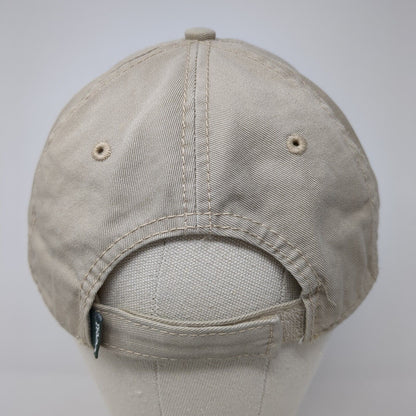 Palm Desert California Strapback Hat Tan One Size Adjustable Embroidered Ouray