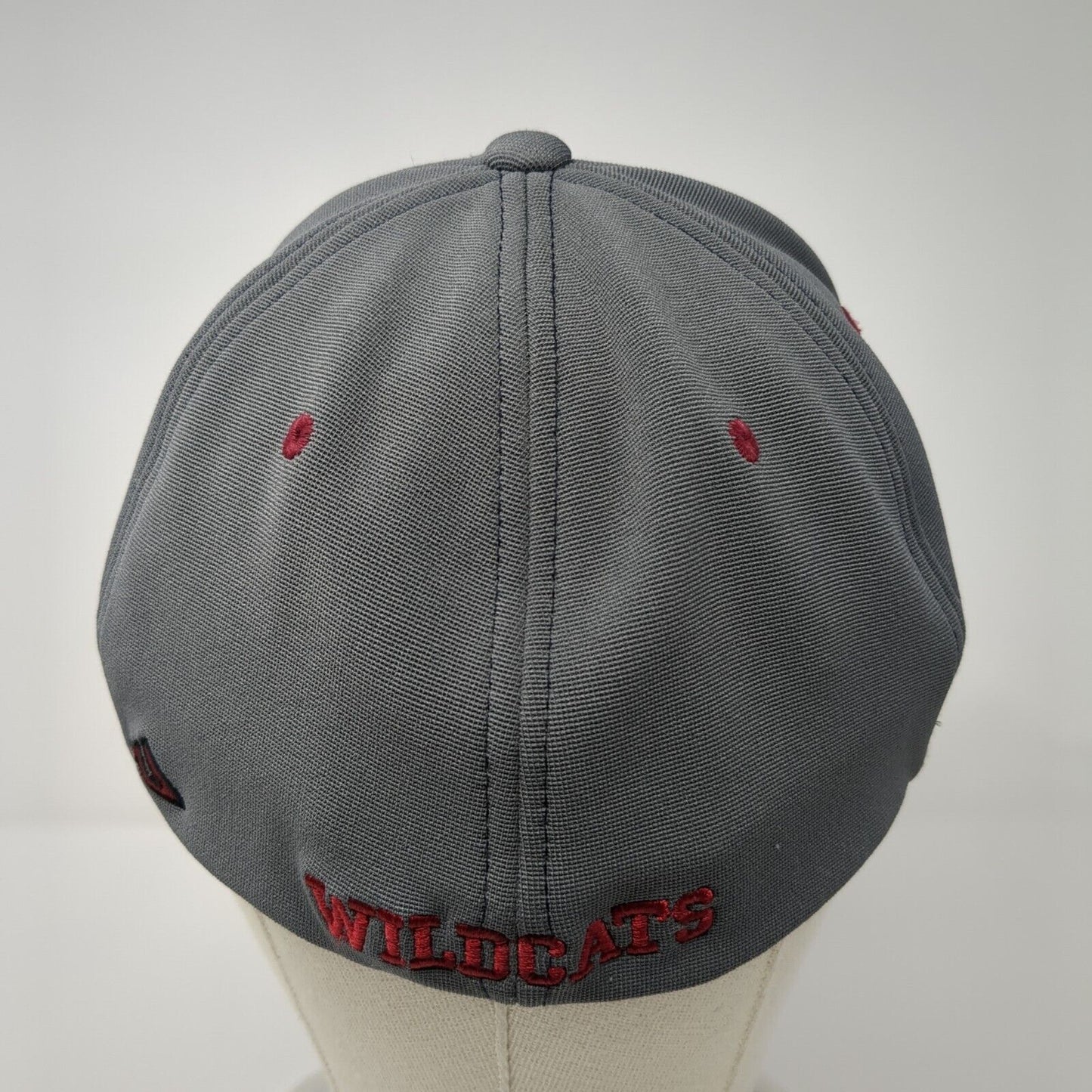 Wildcats Fitted Hat Gray 7 3/8-8 Stretch Embroidered Logo Performance