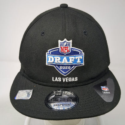 New Era NFL 2020 Draft Las Vegas Snapback Hat Black One Size OSFM Flat Brim