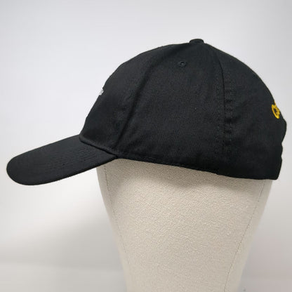 Caterpillar Baseball Cap Black One Size Cat MineStar Slideback Hat Mining Logo