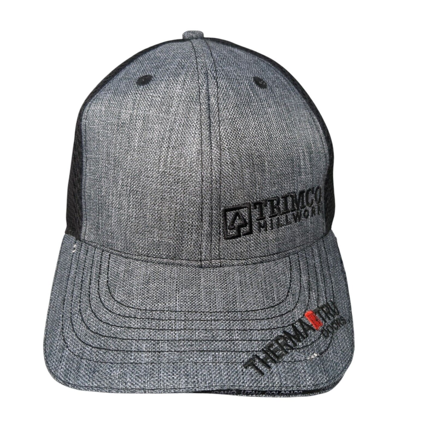 Trimco Millwork Strapback Mesh Back Hat Gray OSFA Therma-Tru Doors