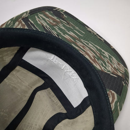 Yupoong 5 Panel Green Black One Size Tiger Stripe Camo TF-LXIX Strapback Hat