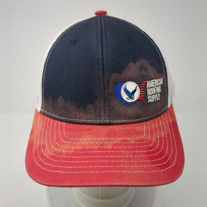 American Roofing Supply Snapback Trucker Hat Multi One Size Mesh Back