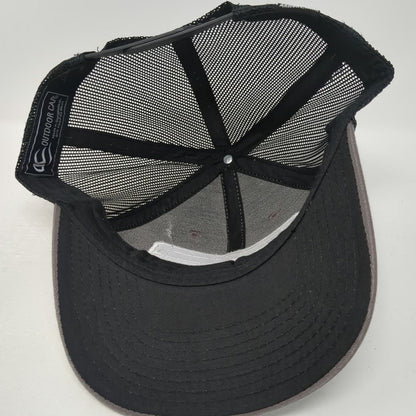 Outdoor Cap Trucker Hat Gray One Size Springfield Armory Patch Mesh Snapback