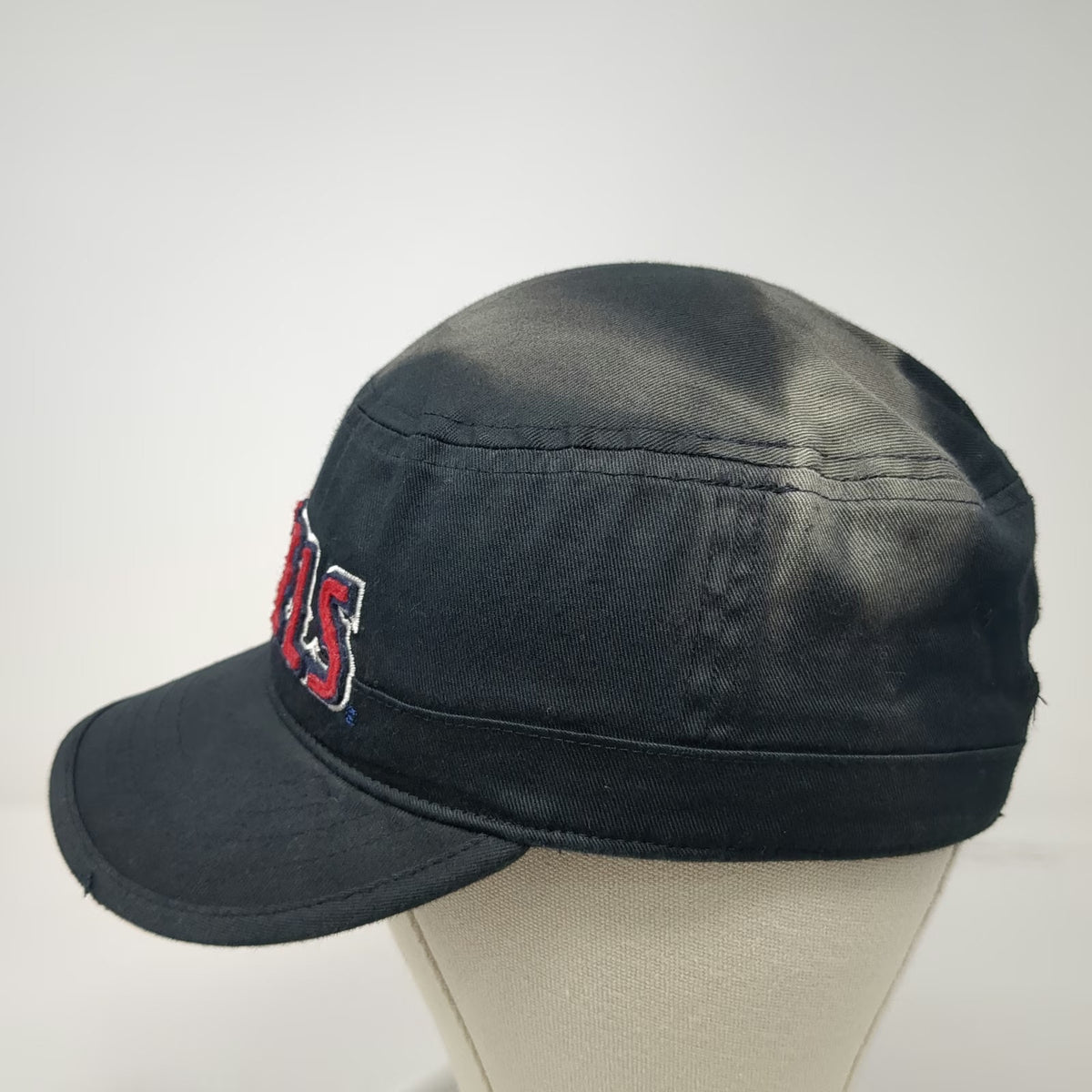 Los Angeles Angels MLB Army Cap Black One Size Hat Embroidered Strapback Logo