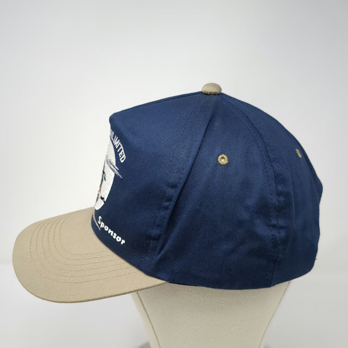 Dorfman Pacific 5 Panel Blue One Size Ducks Unlimited Sponsor Duck Snapback Hat