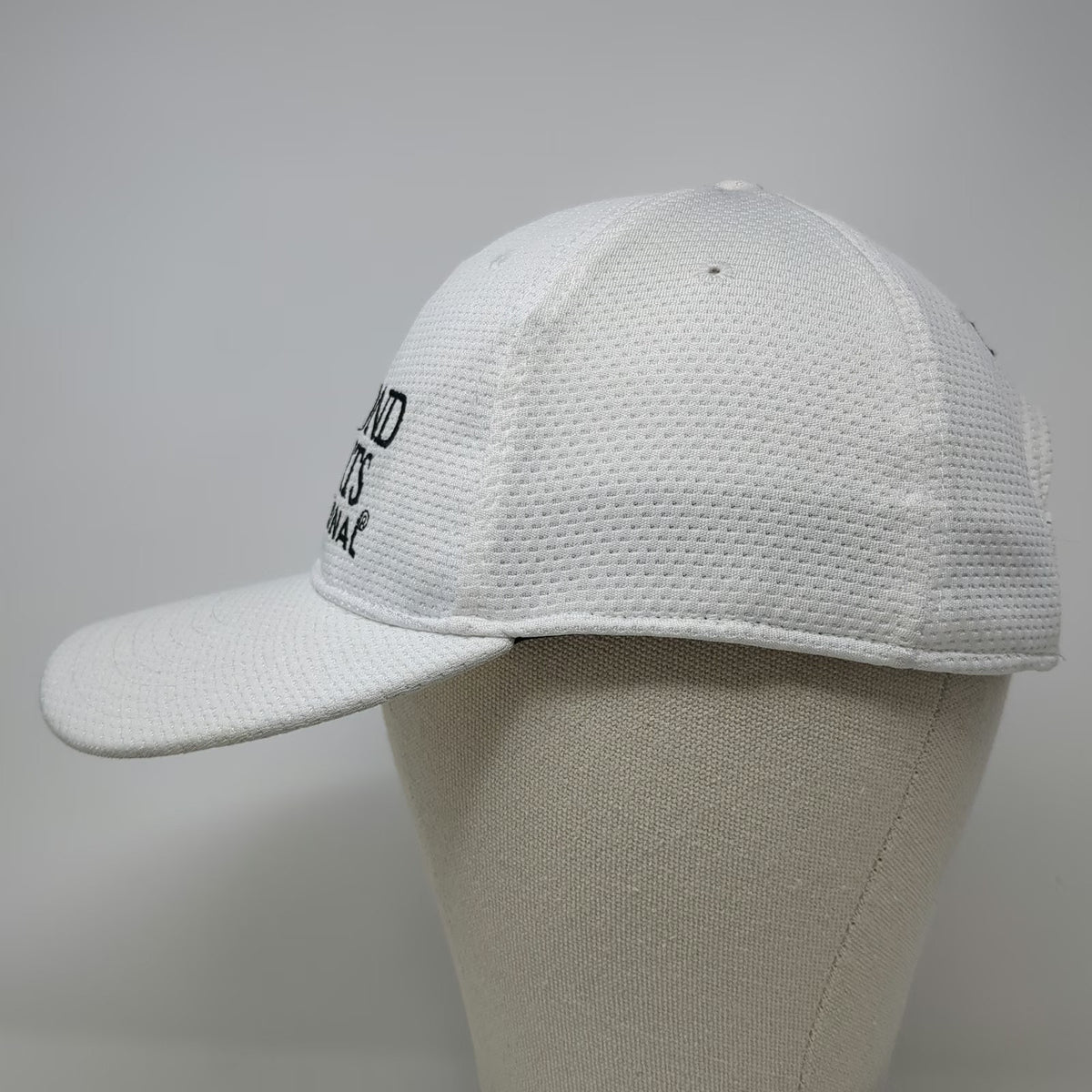 Baseball Cap White One Size Diamond Resorts International Strapback Hat Mesh
