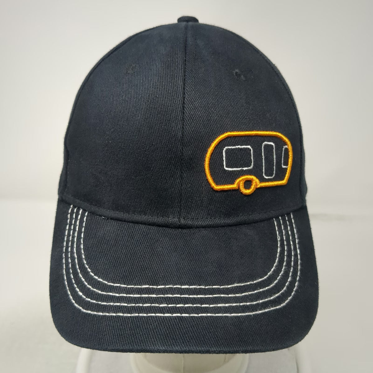 Freeform Caps Airstream Baseball Cap Black M Stretch Fit Camper Embroidery Hat