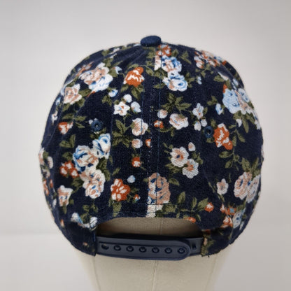 HongDing Snapback Floral Hat Multicolor OSFA Embroidered Logo Super Crew