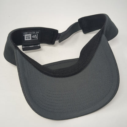Stewart Strapback Visor Hat Gray One Size Adjustable Embroidered New Era