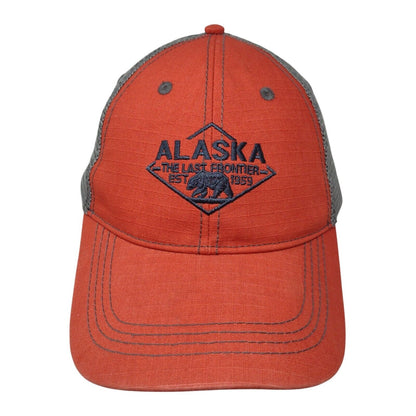 Alaska The Last Frontier Est. 1959 Snapback Trucker Hat Multi One Size Mesh Back