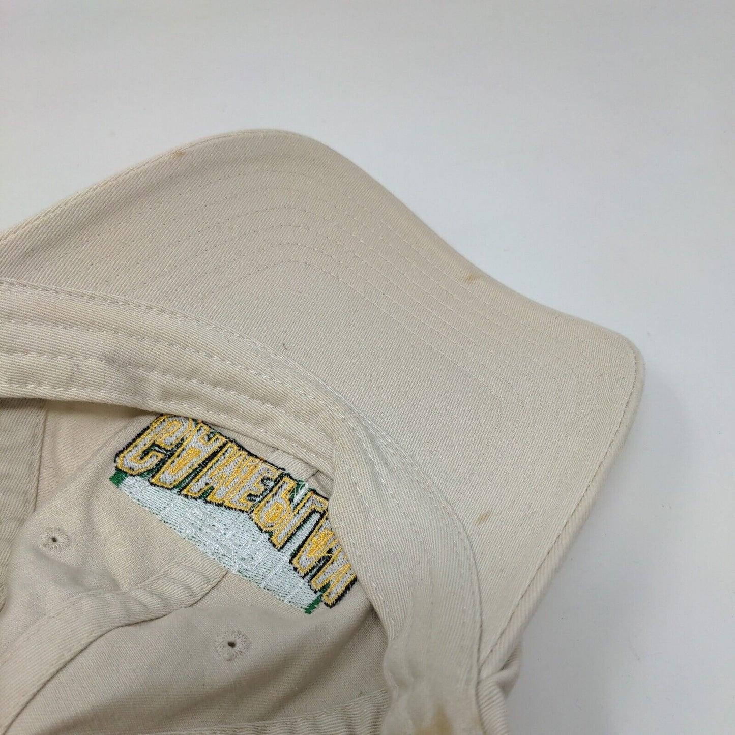 ESPN Game Plan Slideback Hat Tan One Size Adjustable Embroidered 6 Panel