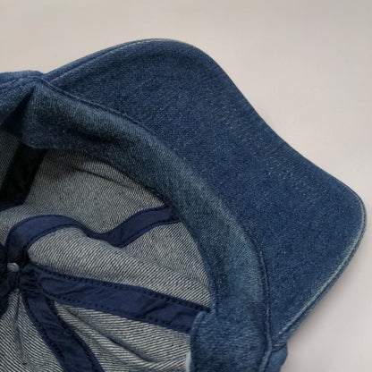 Unbranded Slideback Hat Blue One Size Adjustable 6 Panel Denim Blank