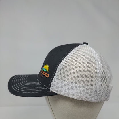 LEAAD Farms Snapback Mesh Back Trucker Hat Black OSFA Embroidered