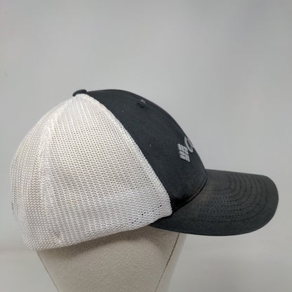 Columbia PFG Fitted Hat Black L/XL Mesh Back Lightweight Breathable 6 Panel