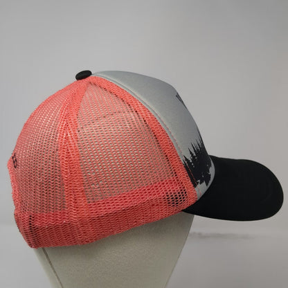 Brewery Branding Co. Trucker Hat Gray Orange One Size Barbarian Brewing Boise ID