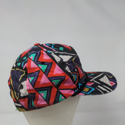Cameo Snapback Rope Hat Multi OSFA Adjustable Geometric Vent Holes