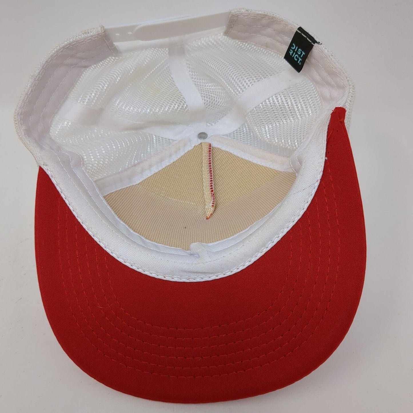ATYPQL Wiffle Project 3662 Field Snapback Trucker Hat Red OS Adjustable Mesh