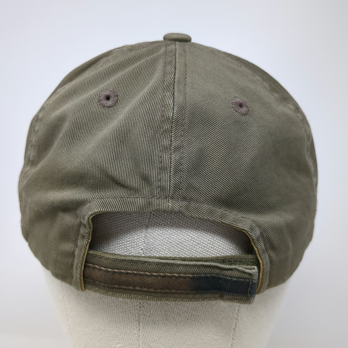 Port Authority Baseball Cap Brown One Size McCall Angler Fishing Hat Strapback