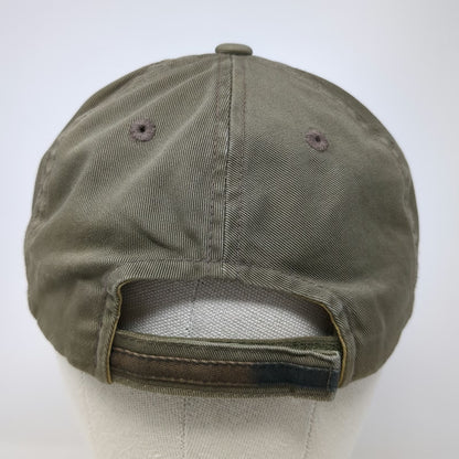 Port Authority Baseball Cap Brown One Size McCall Angler Fishing Hat Strapback