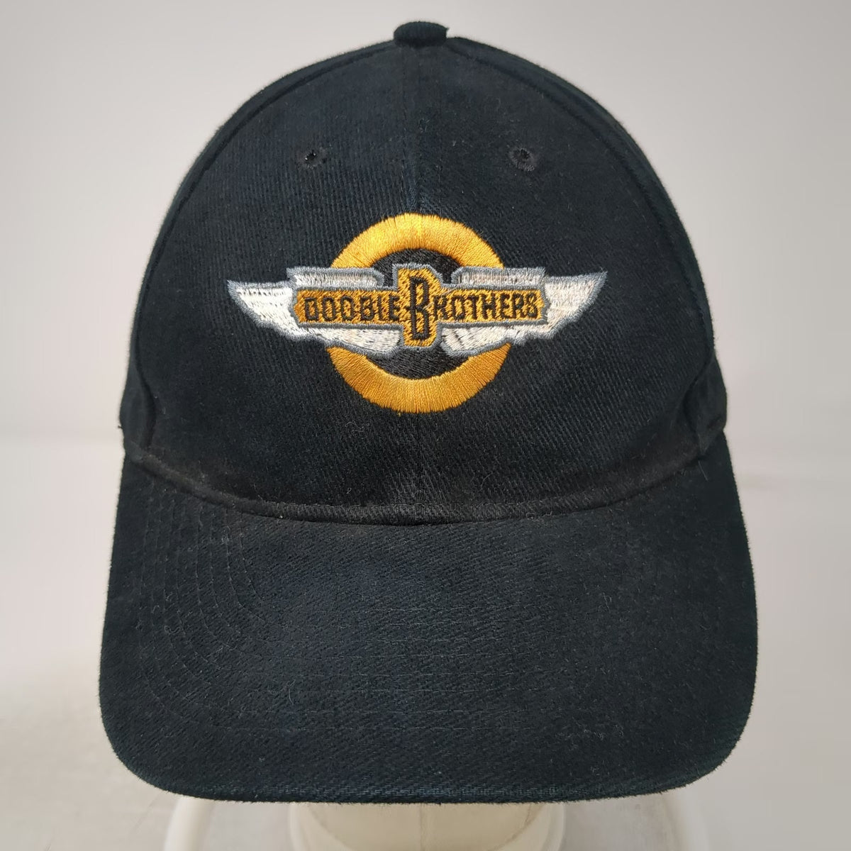 Otto Baseball Cap Black One Size Doobie Brothers Embroidered Rock Band Music Hat