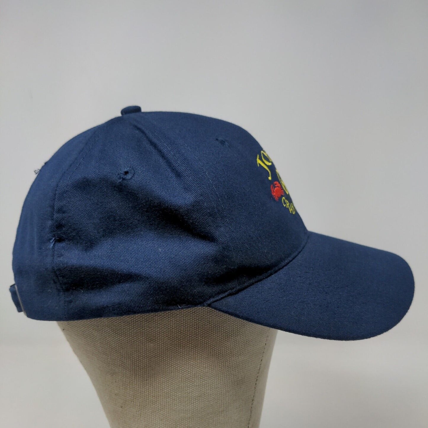 Joe's Crab Shack Men's Slideback Hat Blue OSFA Embroidered Logo Adjustable