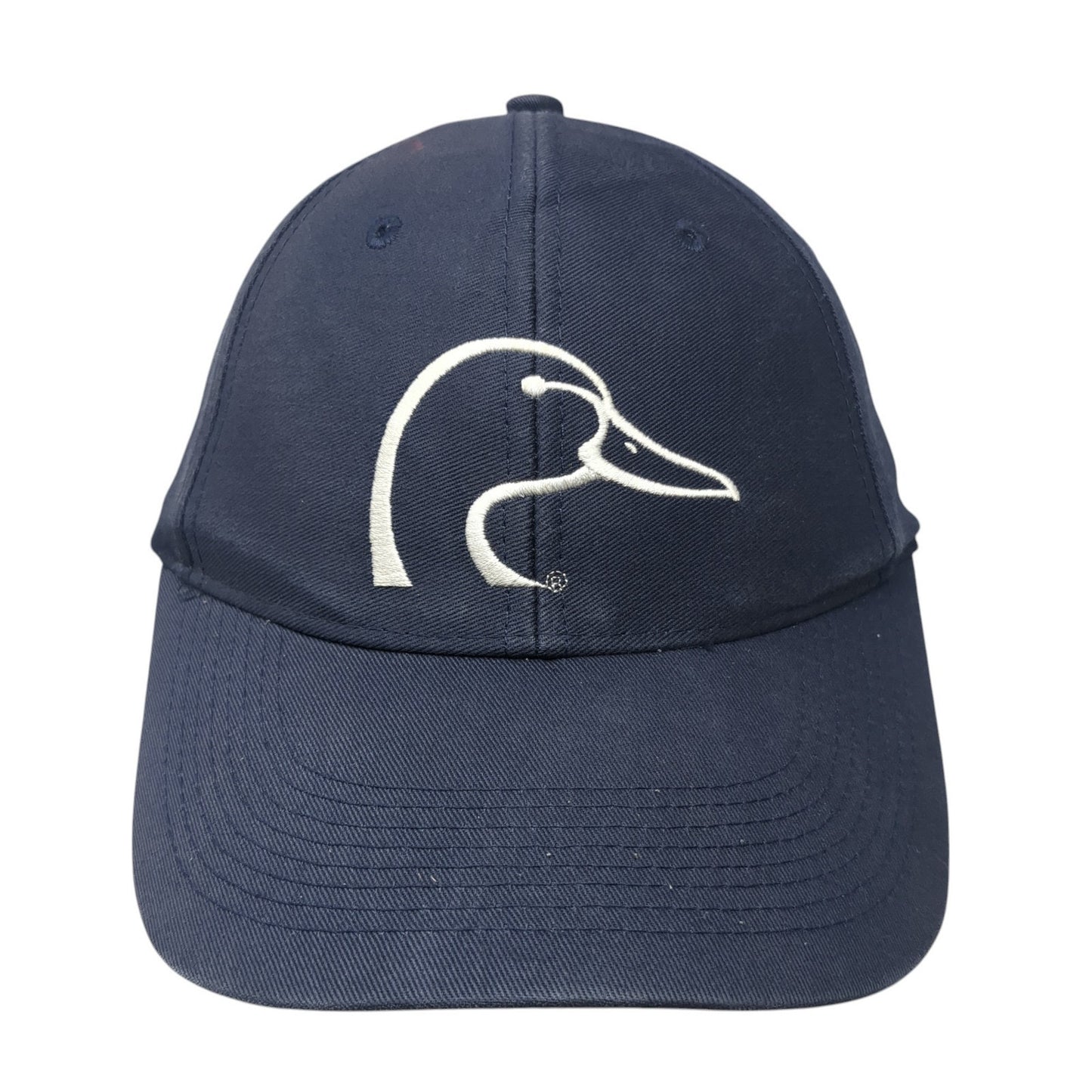 Ducks Unlimited Logo Snapback Hat Blue One Size Adjustable Embroidered