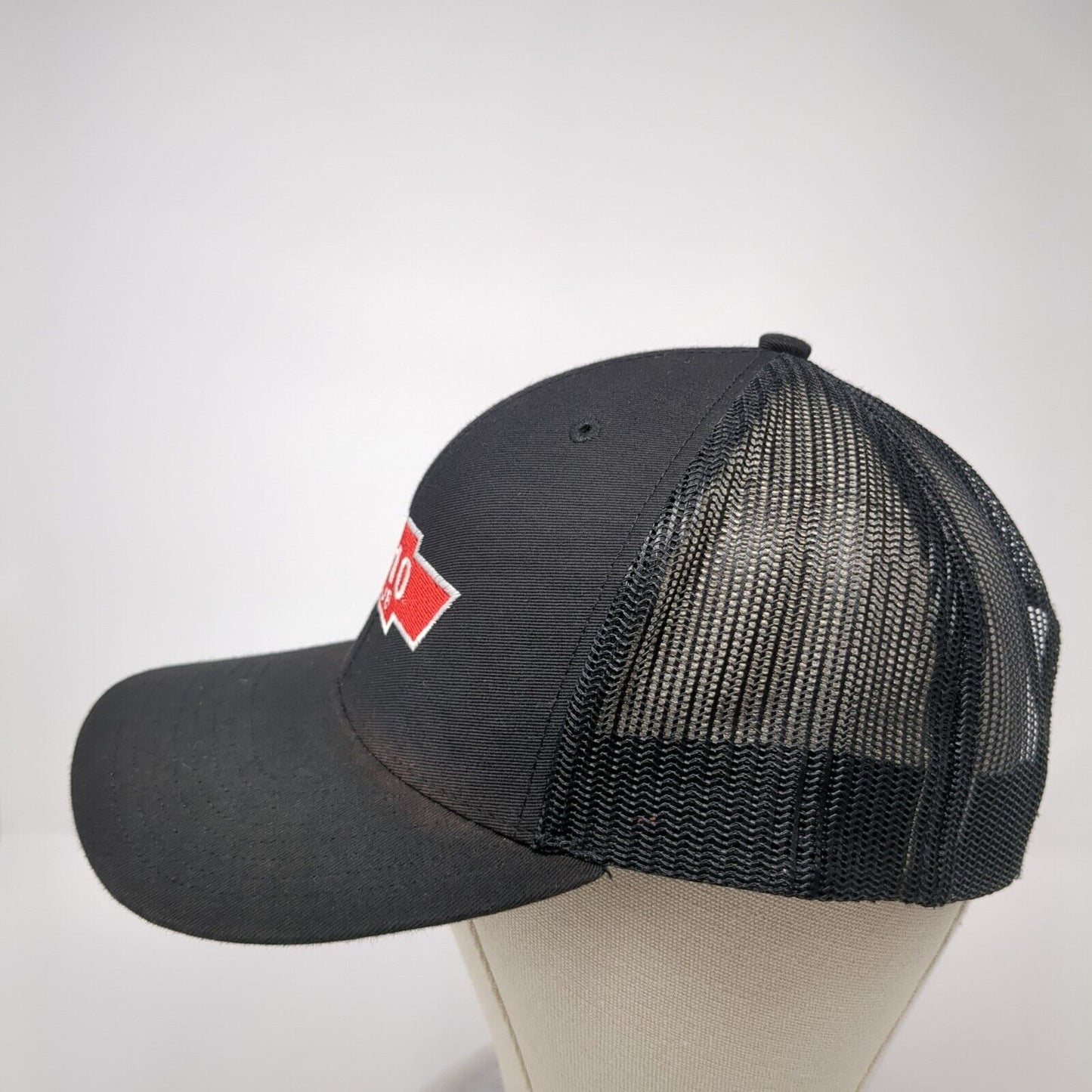 C/10 Club Snapback Mesh Back Trucker Hat Black One Size Richardson