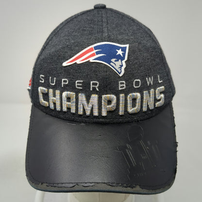 New Era New England Patriots NFL Gray One Size Cap Super Bowl LI Champions Strap