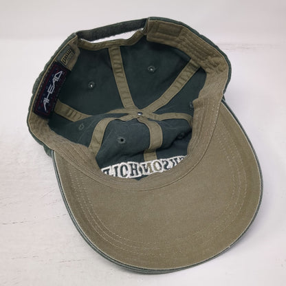 Ahead Baseball Cap Green One Size Jackson Hole Wyoming Est 1914 Strapback Hat