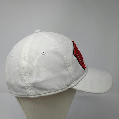 Champion UNLV Rebels NCAA Hat White XL Baseball Cap Stretch Fit Curved Brim Red