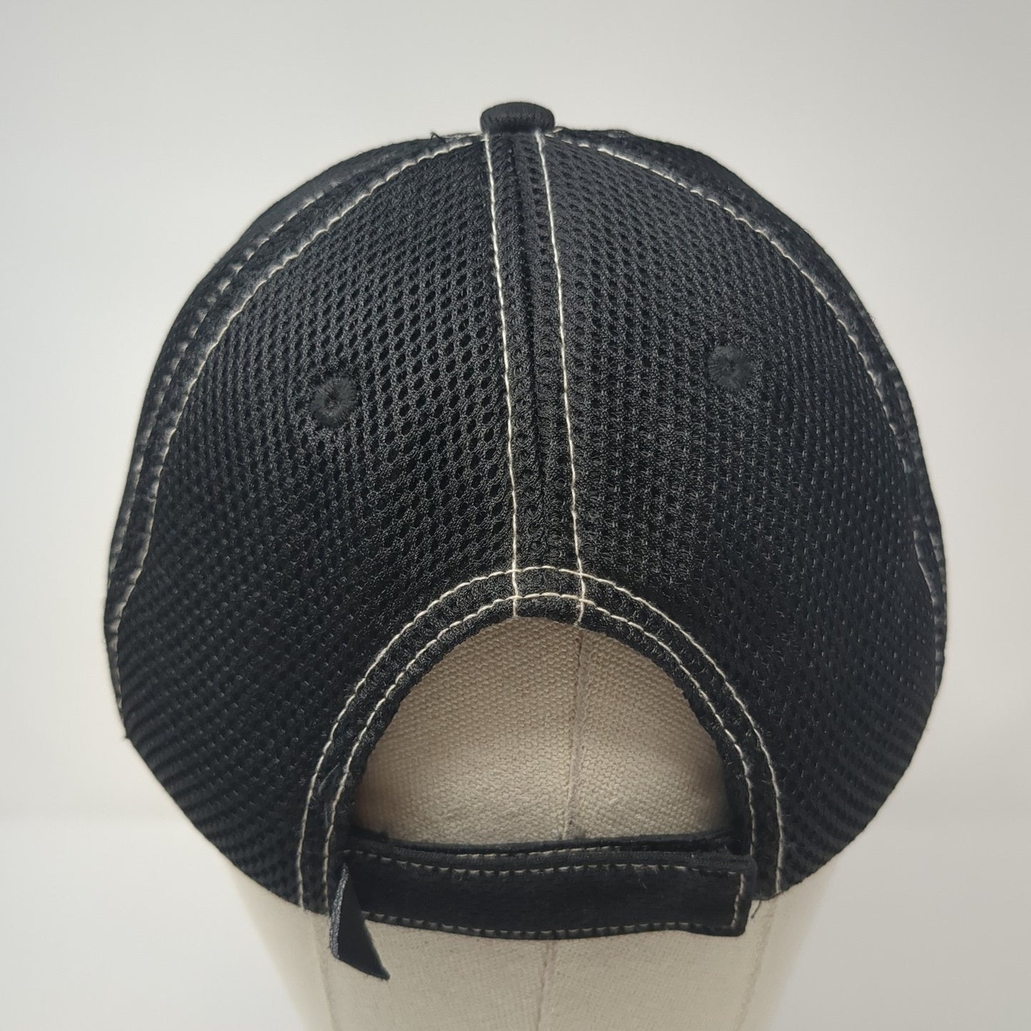 Spartan Logo Strapback Hat Black One Size Adjustable Pacific Headwear