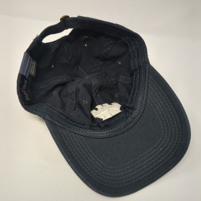 Sportsman Slideback Hat Blue One Size Adjustable Embroidered 6 Panel