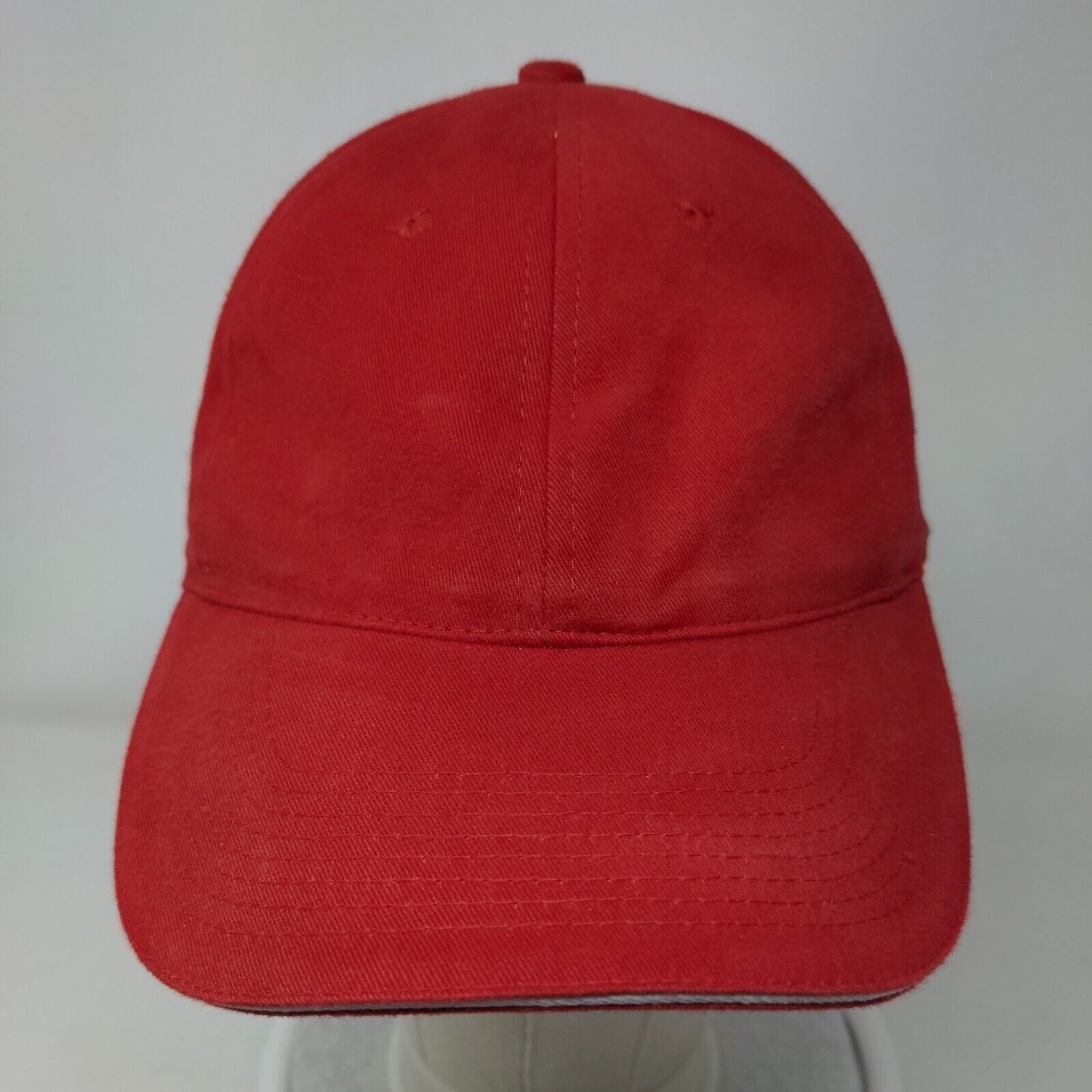 White Cross Switzerland Slideback Hat Red One Size Embroidered Adjustable