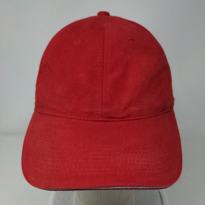 White Cross Switzerland Slideback Hat Red One Size Embroidered Adjustable