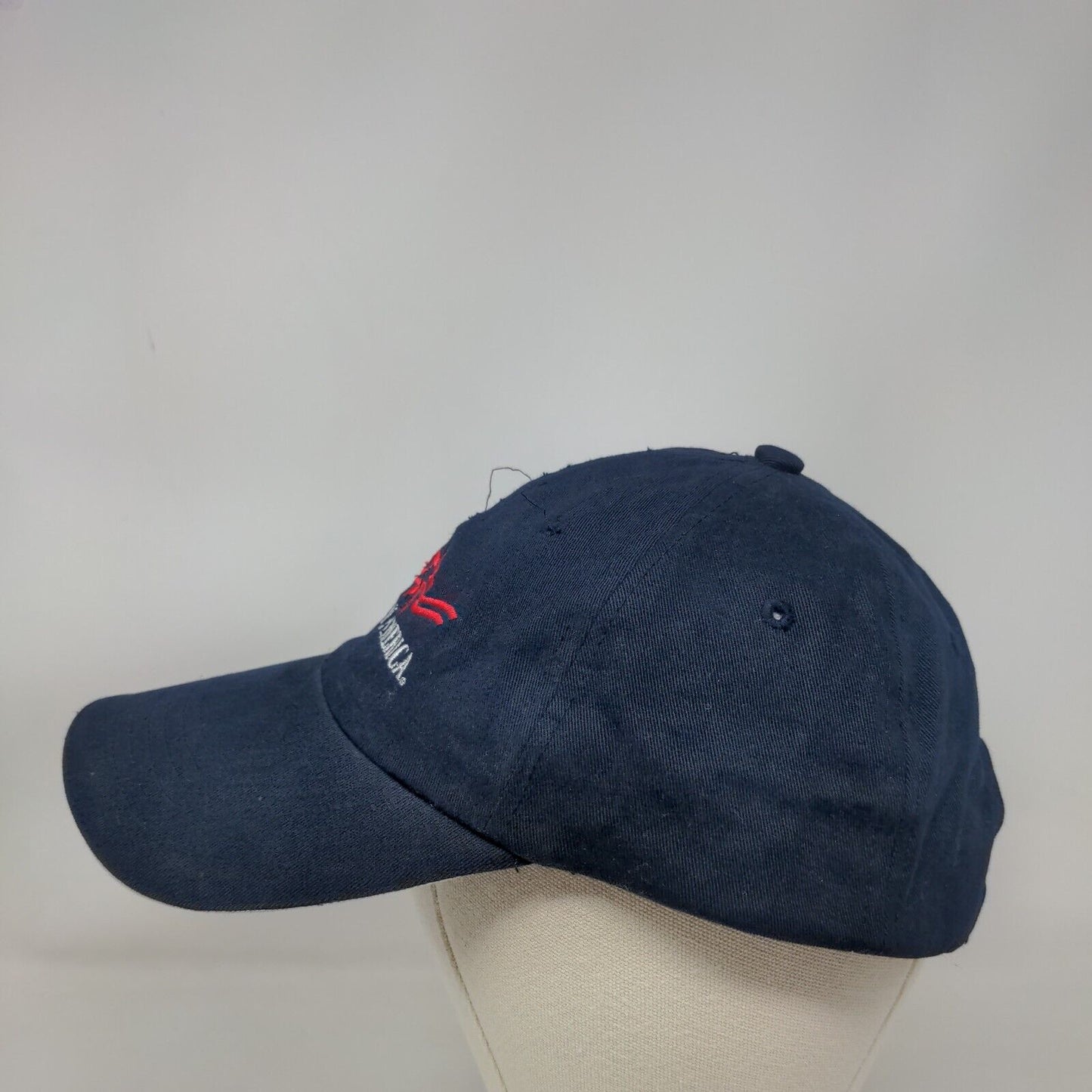Mall of America Slideback Hat Blue One Size Embroidered Patriotic 6 Panel Seba