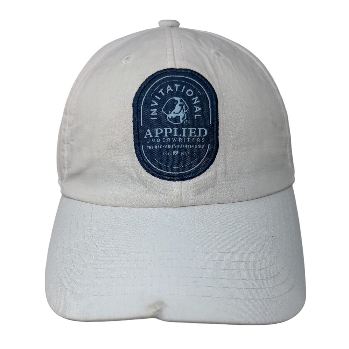 Invitational Applied Underwriter #1 Charity Event In Golf Strapback Hat White OS