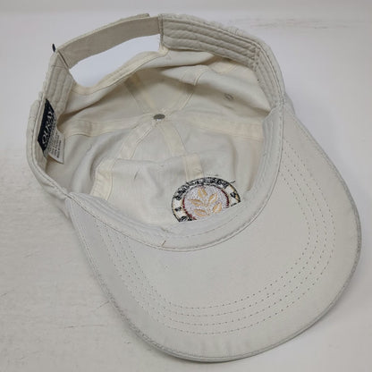 Ouray Ponkapoag Golf Course Hat Beige One Size Baseball Cap Strapback Polyester