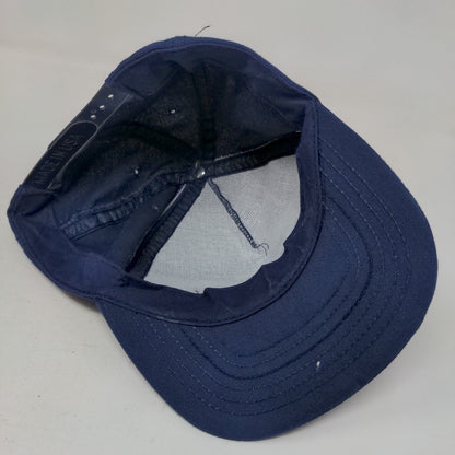 Blue Star Snapback Hat Blue One Size Embroidered Adjustable Vent Holes