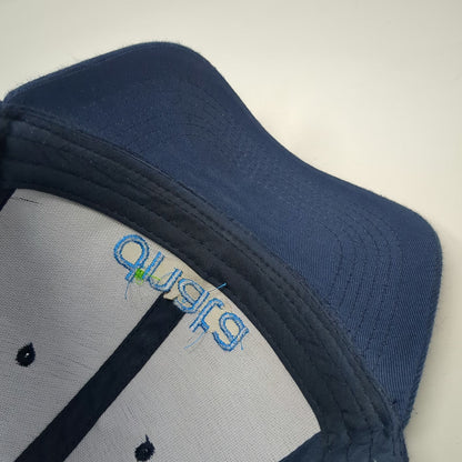 dnata Baseball Cap Blue One Size Strapback 6 Panel Acrylic Logo Aviation hat