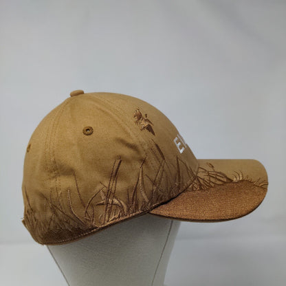 Eicap Strapback Hat Tan OSFA Embroidered Dri-Duck Wildlife Series