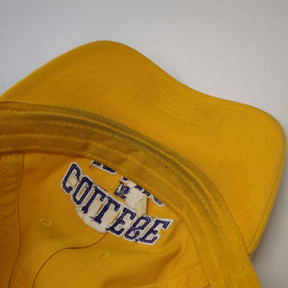 Legacy College of Idaho NCAA Yellow Cap One Size Hat Purple White Slideback