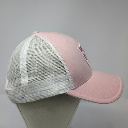 Las Vegas Raiders NFL Trucker Hat Pink One Size Mesh Back Snapback Shield Logo