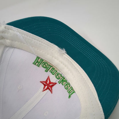 White Blue Heineken Silver Red Bull New York Snapback Hat One Size Cotton Soccer