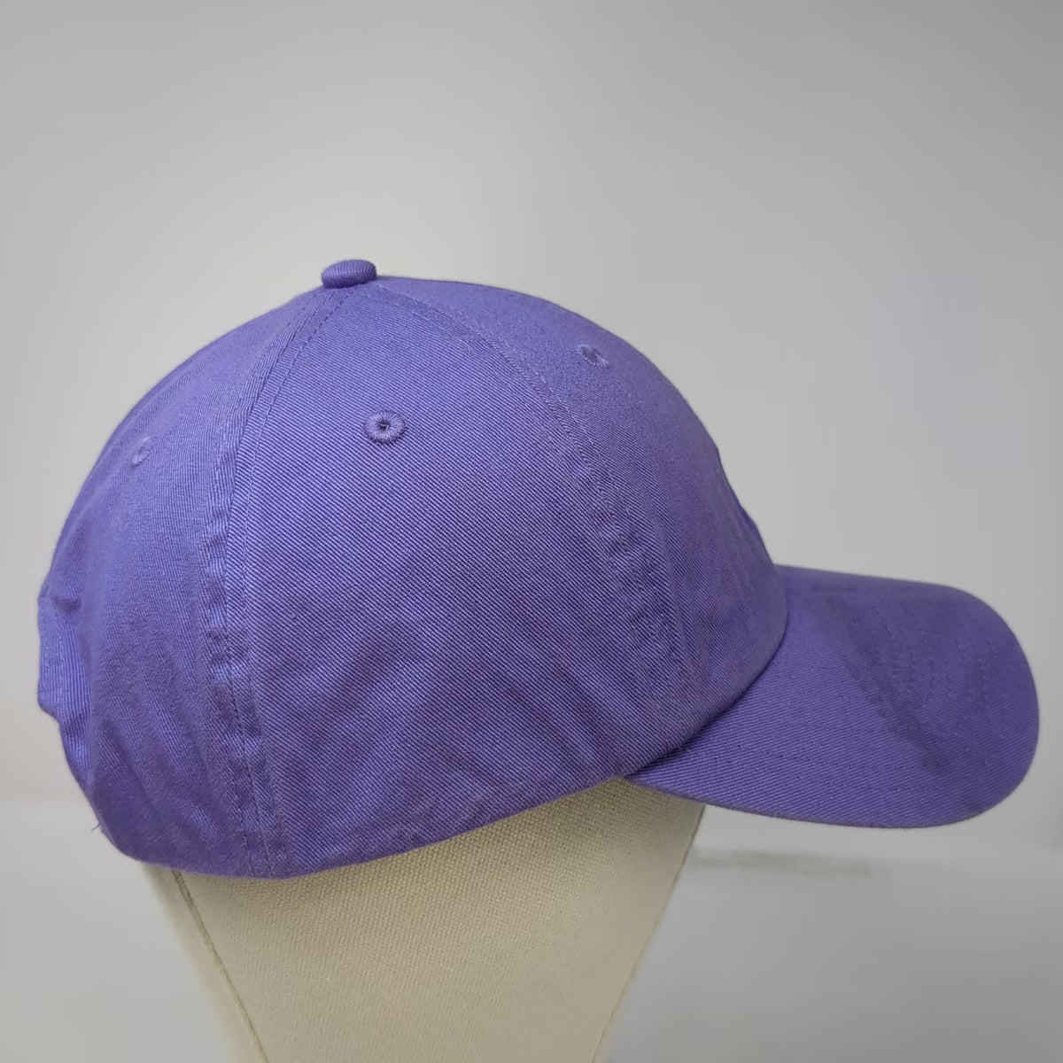 Hurley Snapback Hat Purple One Size Embroidered Logo 100% Cotton Adjustable Cap