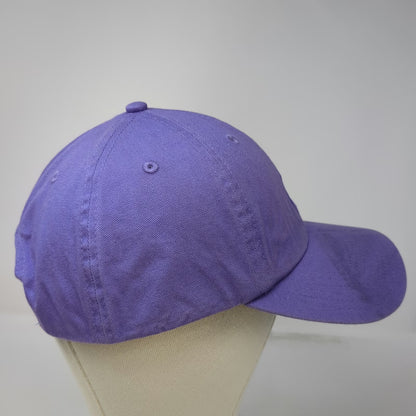 Hurley Snapback Hat Purple One Size Embroidered Logo 100% Cotton Adjustable Cap