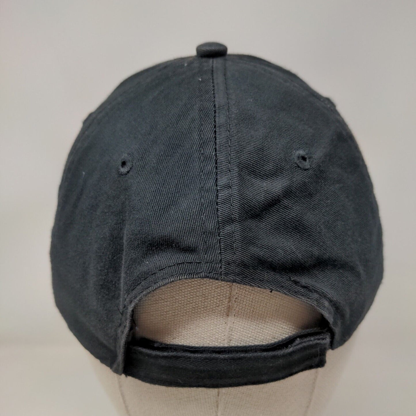 Cardinal Ritter Strapback Hat Black Embroidered School Logo 100% Cotton