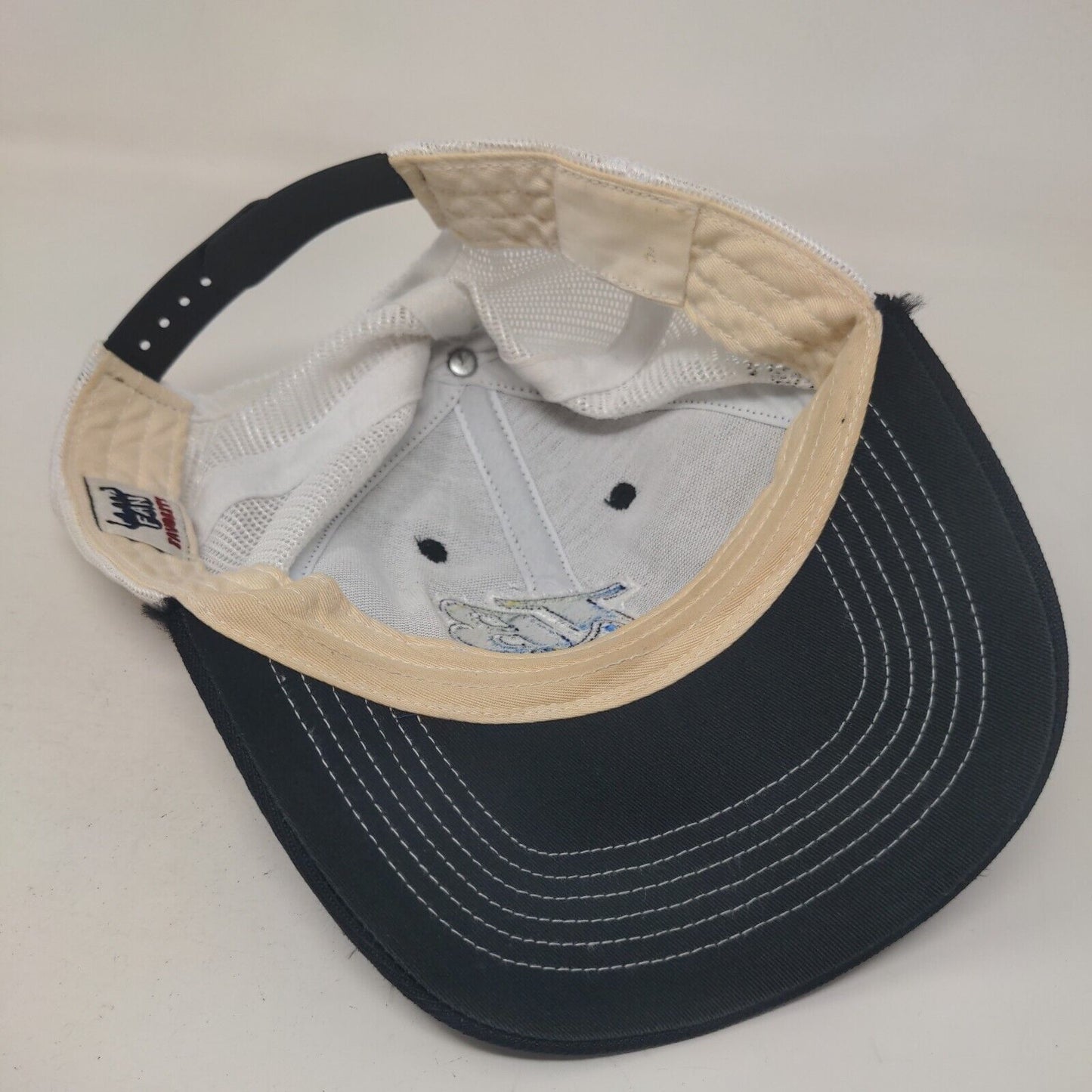 Fan Favorite Men's Snapback Mesh Back Hat Black Embroidered Tampa Bay Rays Logo